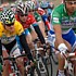Frank Schleck in good company behind Boonen and Landis during stage 4 of Paris-Nice 2006